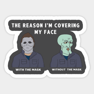 Halloween Jokes-Michael Myers Sticker